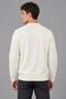 Patterned Knitted Crew Neck Sweater Dp 16643_10065 - 6