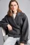 Regular Fit Double-Breasted Short Cashmere Coat H2368Ax26Au