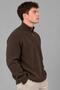 Half Zipper High Collar Knitted Sweater Dp 16653_10064 - 2