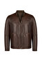 Clint Men's Brown Reversible Leather Jacket 26Wgd6481T6 - 2