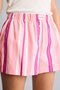 100% Cotton Regular Fit Striped Shorts Pajama Bottoms I3828Ax26Hs - 5