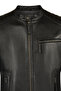Lavine Men's Black Slim-Fit Leather Jacket 26Wgf6616Cy - 6