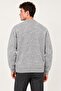 Cross Pattern Oversize Winter Sweater Dp 17567_10066 - 4