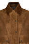 Freedom Women's Camel Oversize Suede Leather Jacket 26Wgd570110 - 6