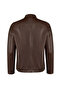 Clint Men's Brown Reversible Leather Jacket 26Wgd6481T6 - 3
