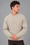 Patterned Knitted Crew Neck Sweater Dp 16643_10065 - 2