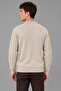 Patterned Knitted Crew Neck Sweater Dp 16643_10065 - 4