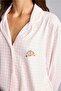 Regular Fit Long Sleeve Gingham Patterned 2-Piece Pajama Set H8799Ax26Au - 4