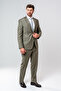 Ds Damat Slim Fit Sand Plain Wool Suit - 3