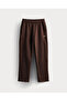 Cotton Brown Men's Sweatpants 6Wm4029