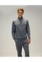 Half Zipper Anthracite Men's Sweatshirt 6Wm1025 - 2