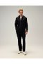 Cotton Black Men's Trousers 6Wm4027 - 2