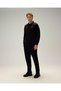 Cotton Black Men's Trousers 5Wm4711 - 2