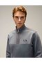 Half Zipper Anthracite Men's Sweatshirt 6Wm1025 - 3