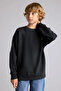 Oversize Crew Neck Rebel Printed Sweatshirt for Boys I3168A826Wn - 4