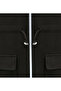 Double Suit with Stand Collar, Zipper Closure, Double Pockets, Elastic Waist - Dark Brown - 6