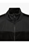 Zippered Long Sleeve High Collar Fleece Sweatshirt with Pockets - 6