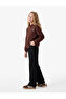 Basic Elastic Waist Black Girls' Sweatpants 7Wkg40123Ak - 2