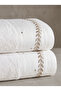 Amber Set of 2 Embroidered Hand Towels 50X90 cm - 4