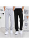 2-Pack Unisex Black and Gray Tracksuits S*Xxl A++