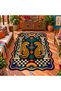 Dora Twin Leopard Modern Woven Base Decorative Carpet Sdtamour4163 - 2