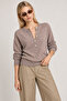 Wool Blend Buttoned Knitwear Sweater Lki̇0057 Vi̇zon - 3