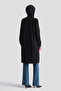 Zipper Detailed Basic Tunic Black - 5