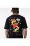 Men's Black Graphic Printed T-Shirt - 5