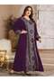 Rochie maxi, mov - 4XL - 6