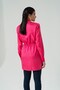 Satin Jacquard Padded Pink Shirt - 3