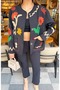 Floral Embroidered Design Jacket - 3