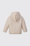 Baby Boy/Child Hooded Fleece Ecru Coat - 2