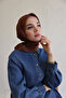 Flush viscose scarf