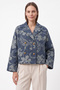 Printed Quilted Jacket 202704 - Blue