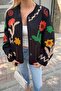Floral Embroidered Design Jacket - 5