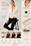 Ribbed Shirt Collar Soft Women's Cardigan - 2