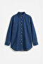 Hidden Placket Shirt Tunic - 2
