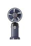 Asonic afn28 navy blue 500mah 3-speed foldable mini usb fan with digital display - 2