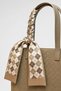 Kemal Aygün-Kriste Bell Knitted Textured Buckle Scarf Handbag – 30X15 cm - 3