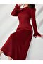 Rochie maxi, bordo - M - 3