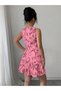 Rochie mini, roz - XL - 2