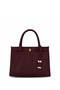 Burgundy-Burgundy Women's Shoulder Bag Us26615