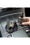 ناشر عطر للوحة القيادة، ناشر عطر مغناطيسي دوار بتصميم فراشة ذهبية سوداء لفتحات التهوية ولوحة القيادة - 3