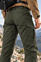 Men's Winter Softshell Tactical Pants with Fleece Lining, Windproof, Cold & Water Resistant - E232 - 7