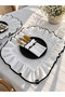 White Shine Ruffled 3-Compartment Fork-Spoon-Knife Case, Set of 6 - 2