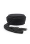 Mesh Sarık - Black Fabric - Black Skullcap - Plain Wrap - Mesh - 5 Meters (Züabeli) - 2