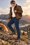 Men's Winter Softshell Tactical Pants with Fleece Lining, Windproof, Cold & Water Resistant - E232 - 2