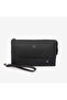 Men's Floter Leather Black Handbag T006