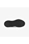 Men's Thick Heel Leather Laced Comfortable Sole Black Sneaker - 5