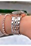 Rose Silver Color Steel Band Women's Wristwatch – Elegant Round Case Modern Stylish Design – Bracelet Gift - 2